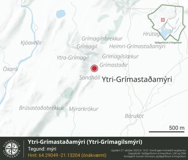 Ornefni Atlas Ytri Grimastadamyri 003C
