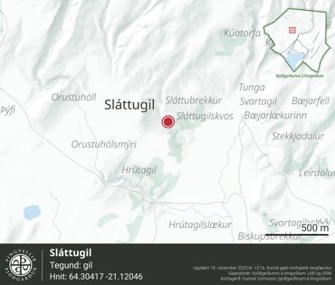Ornefni Atlas Slattugil 7964