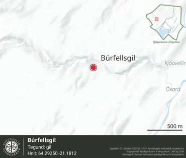 Ornefni Atlas Burfellsgil 8400