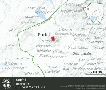 Ornefni Atlas Burfell 880C