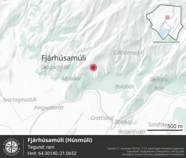 Ornefni Atlas Fjarhusamuli 16Fb