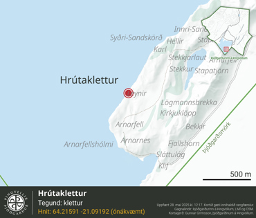 Ornefni Atlas Hrutaklettur Cdb2