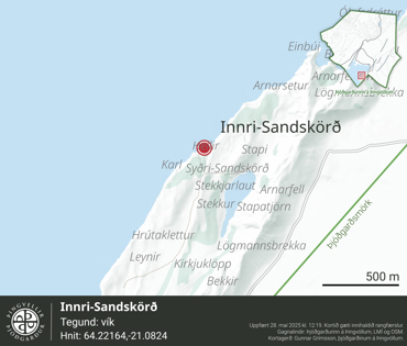 Ornefni Atlas Innri Sandskord 27F3