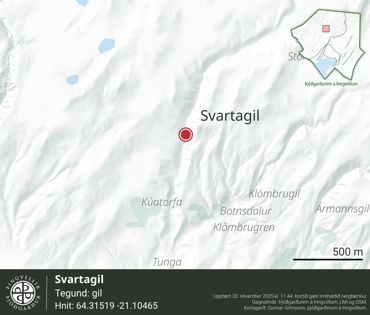 Ornefni Atlas Svartagil 0792
