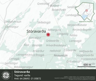 Ornefni Atlas Storavarda 4058