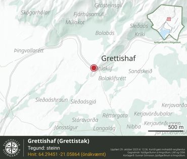 Ornefni Atlas Grettishaf Deed