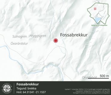 Ornefni Atlas Fossabrekkur Ba63