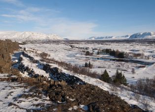 Almanngjá að vetri til
