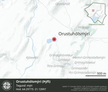 Ornefni Atlas Orustuholsmyri 9A91