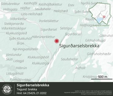 Ornefni Atlas Sigurdarselsbrekka 78D7