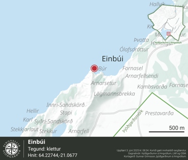Ornefni Atlas Einbui A523