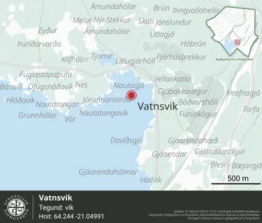 Ornefni Atlas Vatnsvik 1684