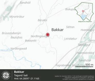 Ornefni Atlas Bakkar 1125