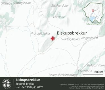Ornefni Atlas Biskupsbrekkur 3420