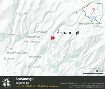 Ornefni Atlas Armannsgil Ac24
