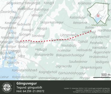 Ornefni Atlas Gonguvegur C2a5