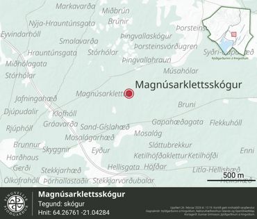 Ornefni Atlas Magnusarklettsskogur C06b