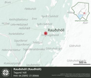 Ornefni Atlas Raudsholl 87C7