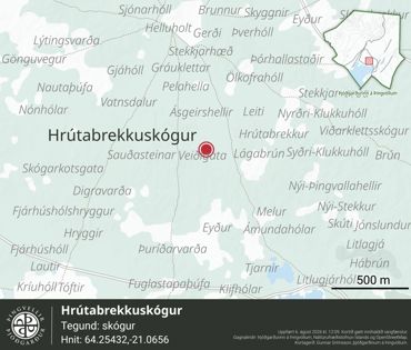 Ornefni Atlas Hrutabrekkuskogur 8751