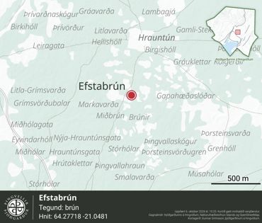 Ornefni Atlas Efstabrun 8403