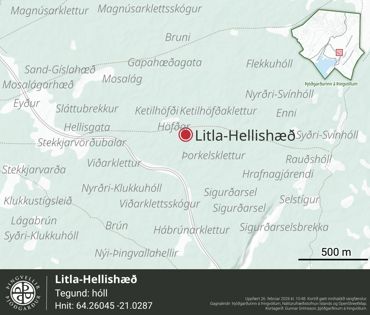 Ornefni Atlas Litla Hellishaed 0250