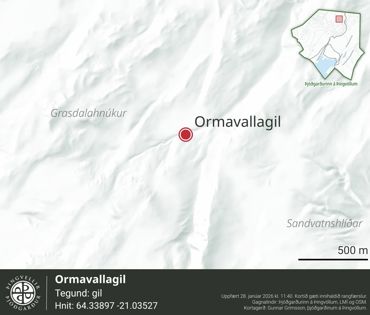 Ornefni Atlas Ormavallagil 632B