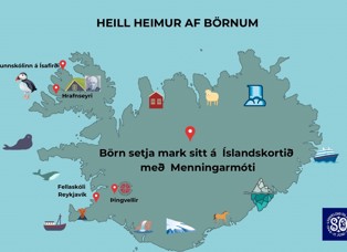 Landakortbarnanna
