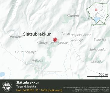 Ornefni Atlas Slattubrekkur 2E23